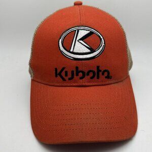 KUBOTA mesh-back Baseball Cap Hat Adjustable One Size Fits Most Trucker